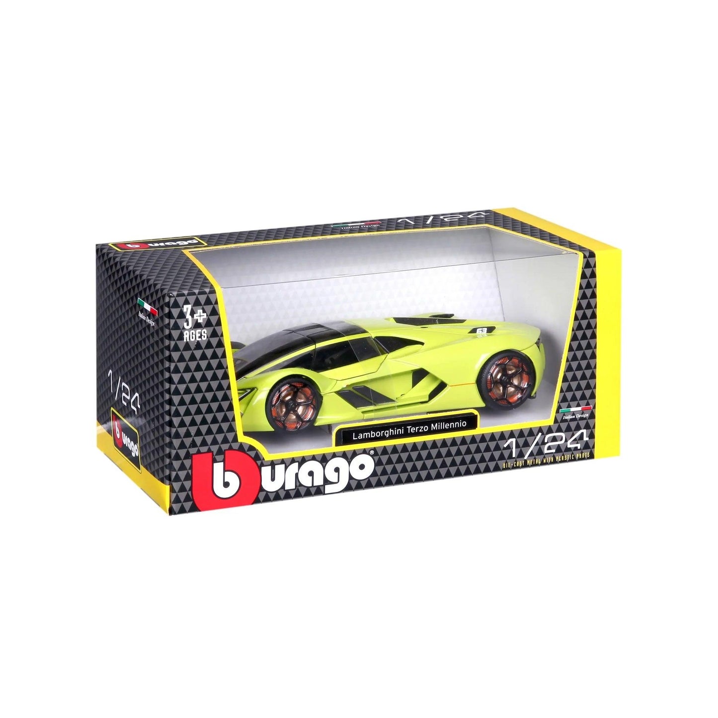 Bburago Lamborghini Terzo Millennio 2019 - Green 1:24 Modell - Artexio