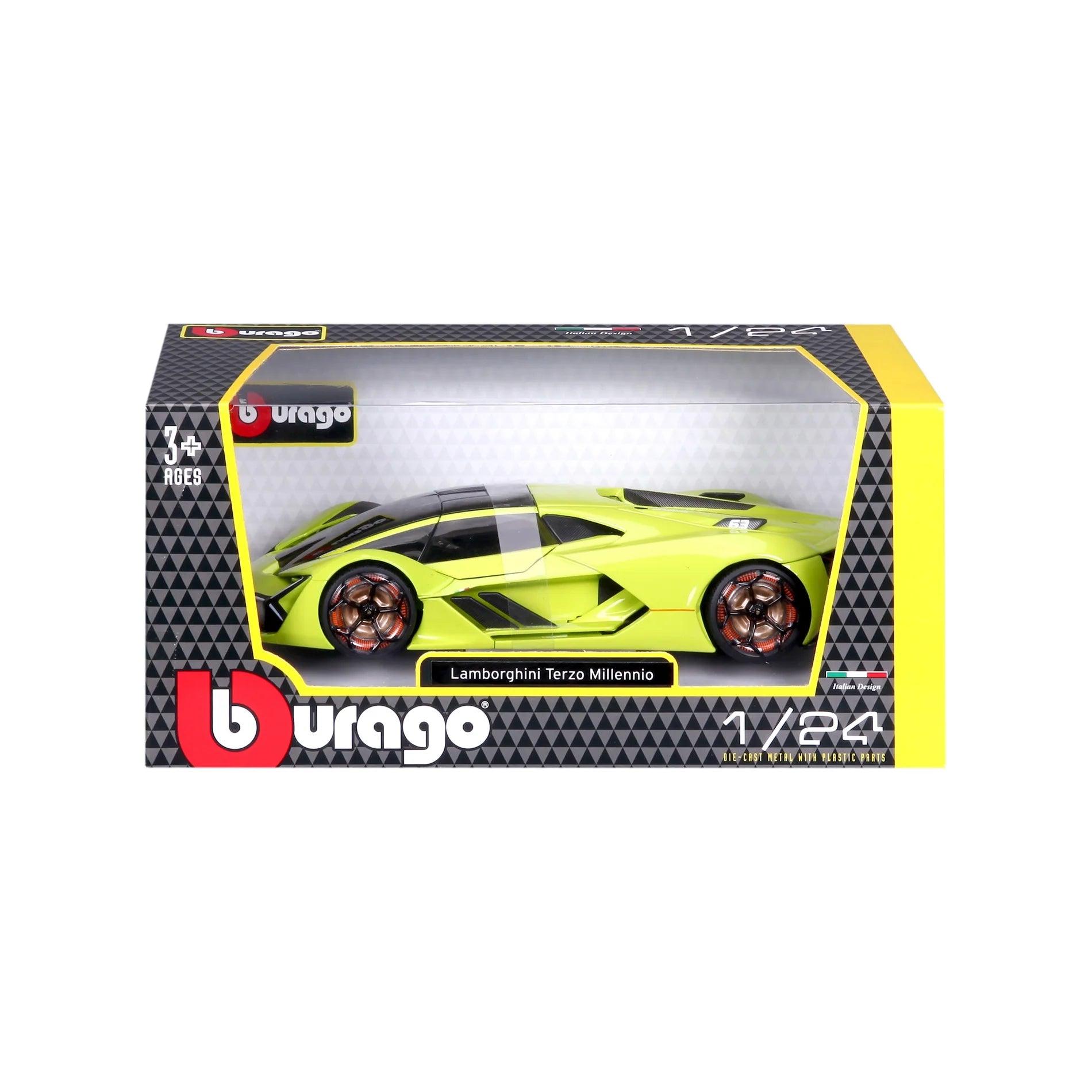 Bburago Lamborghini Terzo Millennio 2019 - Green 1:24 Modell - Artexio