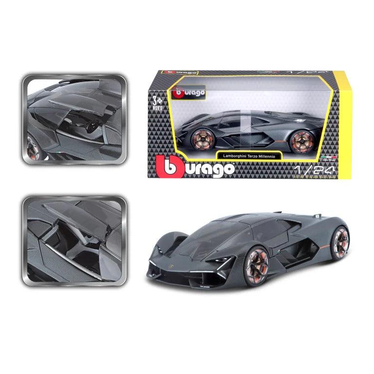 Bburago Lamborghini Terzo Millennio 2019 - Grey 1:24 Modell - Artexio