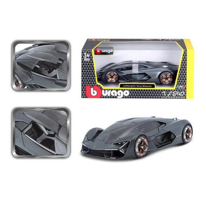 Bburago Lamborghini Terzo Millennio 2019 - Grey 1:24 Modell - Artexio