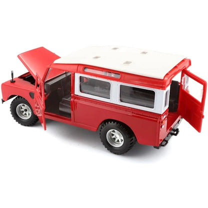 Bburago Land Rover 110 - Red 1:24 Modell - Artexio