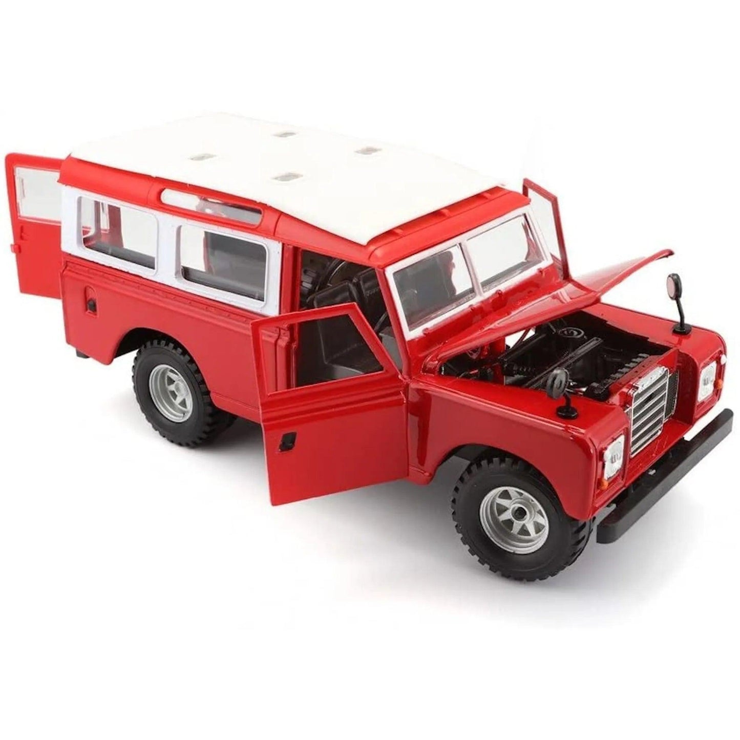 Bburago Land Rover 110 - Red 1:24 Modell - Artexio