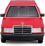 Bburago Mercedes Benz 190E 1987 - Red 1:24 Modell