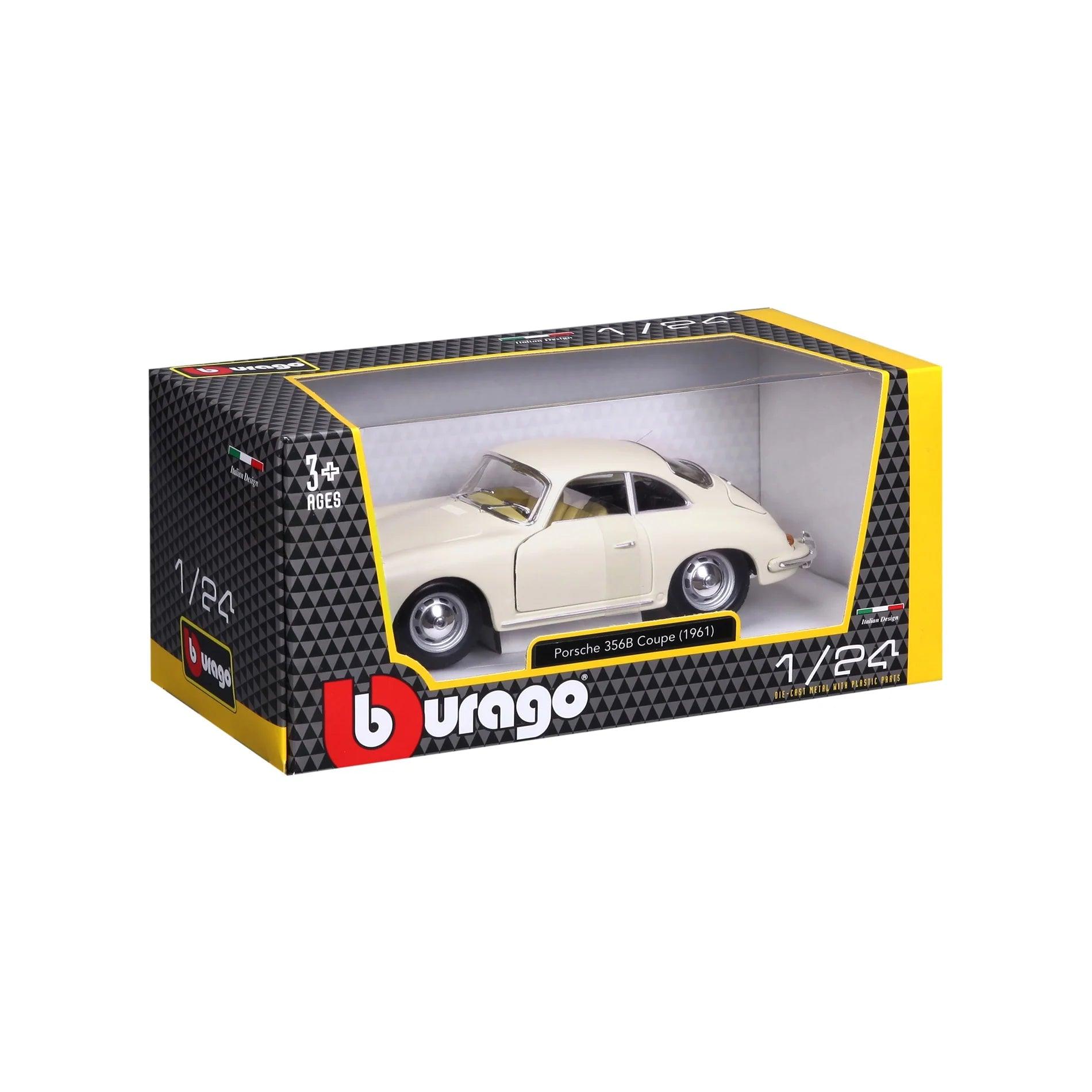 Bburago Porsche 356 B Coupe 1961 - White 1:24 Modell - Artexio