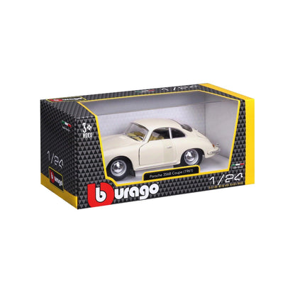 Bburago Porsche 356 B Coupe 1961 - White 1:24 Modell - Artexio