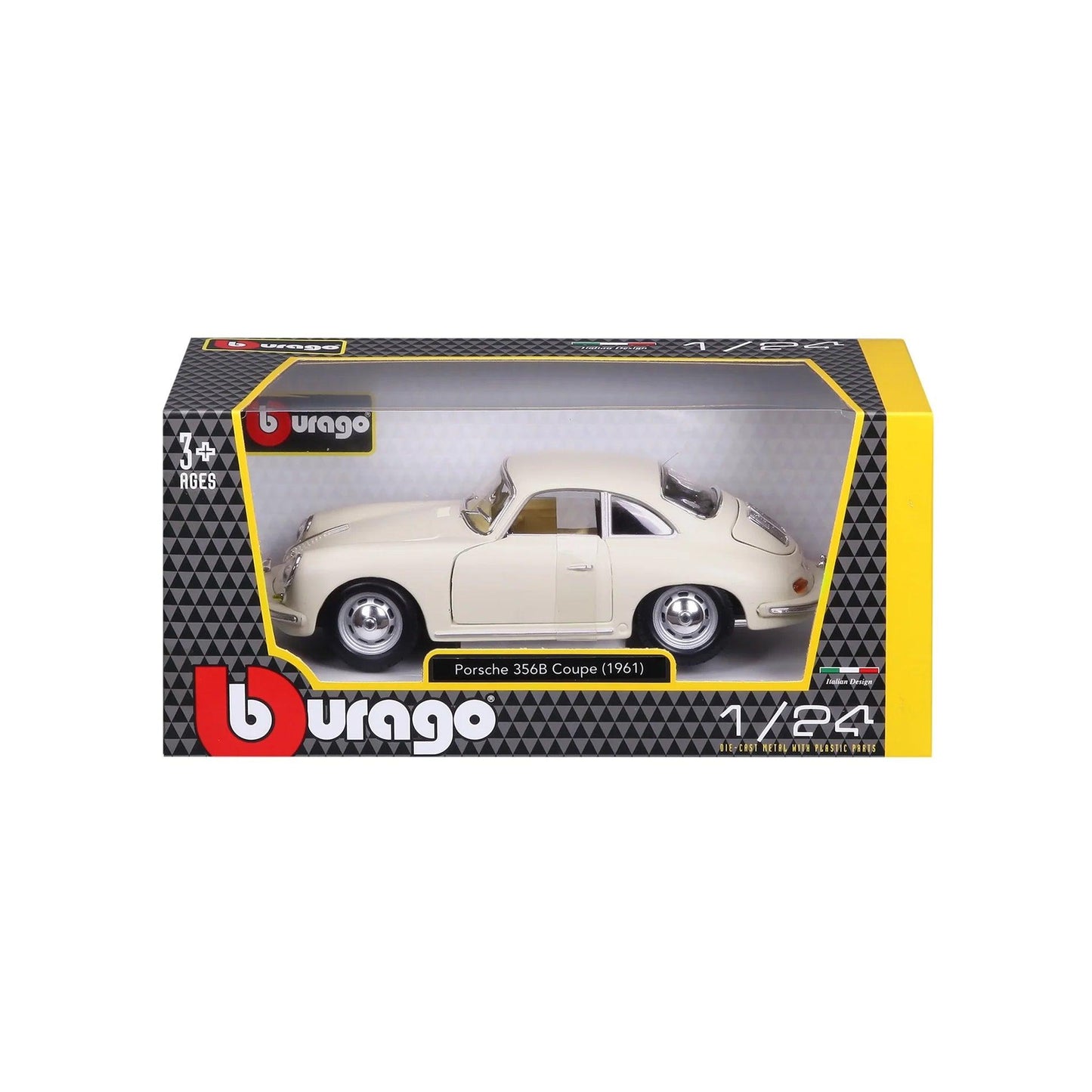 Bburago Porsche 356 B Coupe 1961 - White 1:24 Modell - Artexio