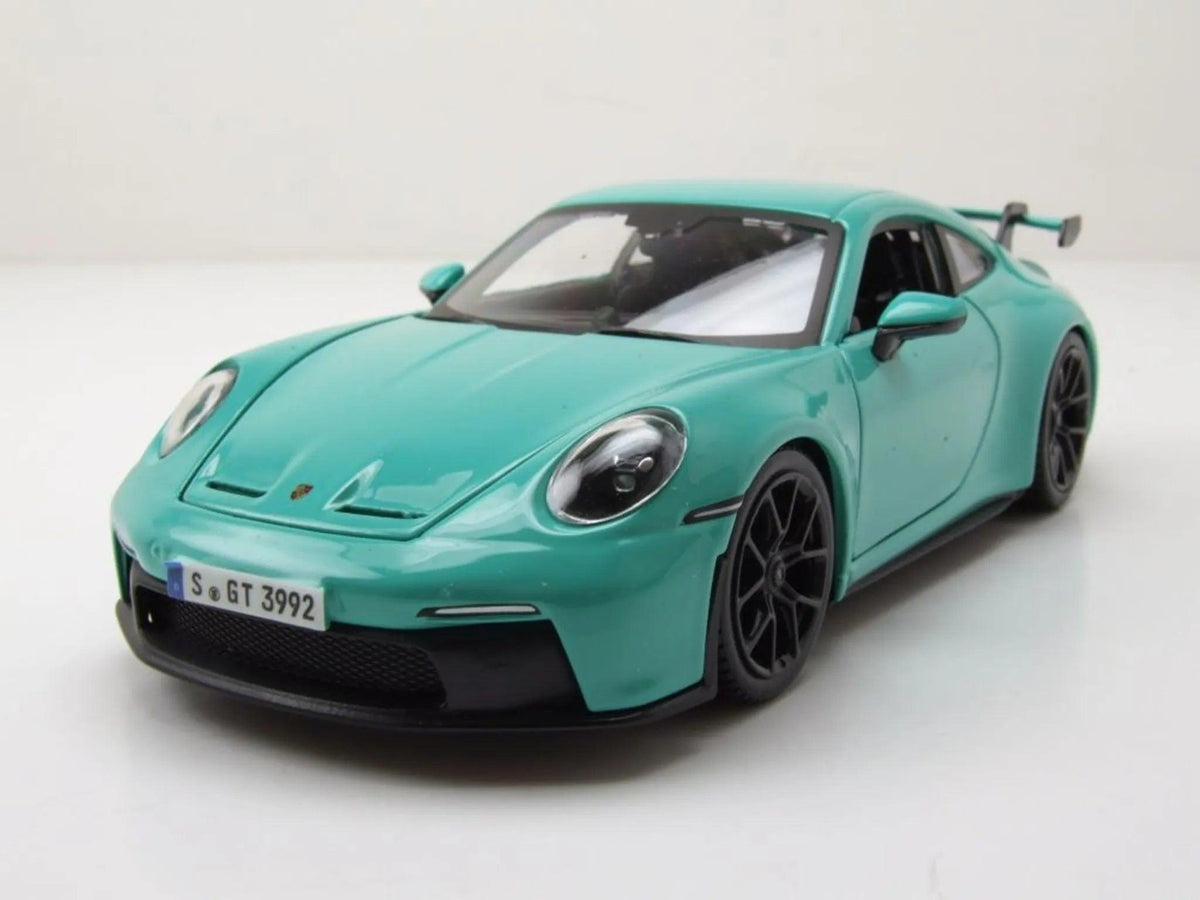Bburago Porsche 911 GT3 (992) 2021 - Green 1:24 Model