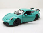 Bburago Porsche 911 GT3 (992) 2021 - Green 1:24 model