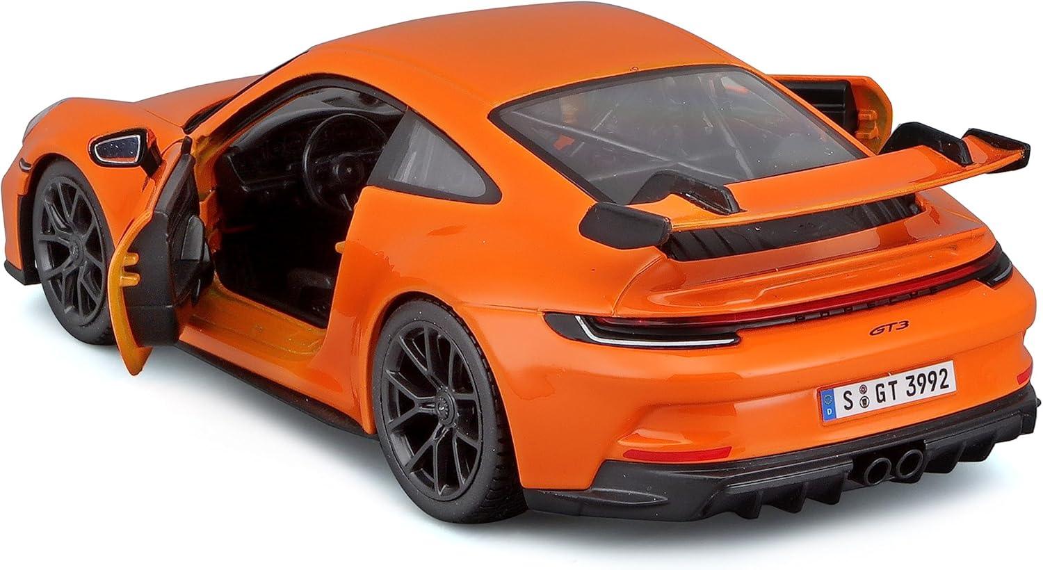 Bburago Porsche 911 GT3 (992) 2021 - Orange 1:24 Modell - Artexio