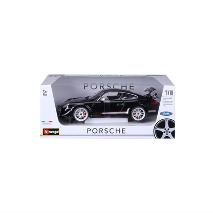 Bburago Porsche GT3 (997) RS 4,0 - Black 1:18 Modell - Artexio