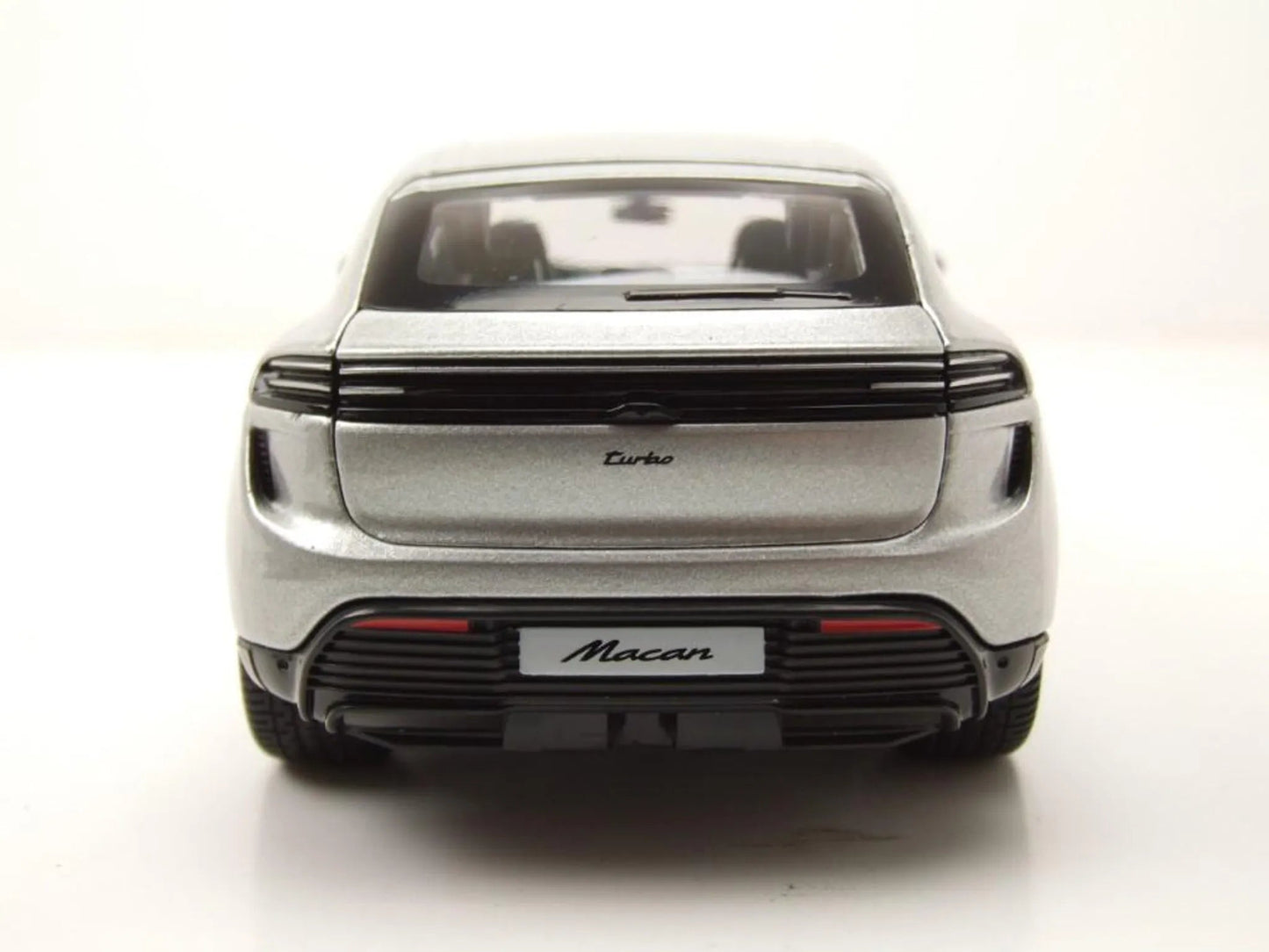 Bburago Porsche Macan 4 Electric 2024 Silver 1:24 Modell