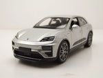 Bburago Porsche Macan 4 Electric 2024 Silver 1:24 Modell