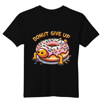 Bio Baumwoll T-Shirt für Kinder "Donut give up" - Artexio