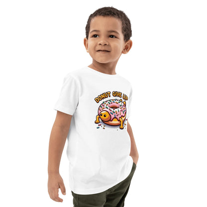 Bio Baumwoll T-Shirt für Kinder "Donut give up" - Artexio