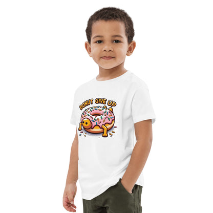 Bio Baumwoll T-Shirt für Kinder "Donut give up" - Artexio