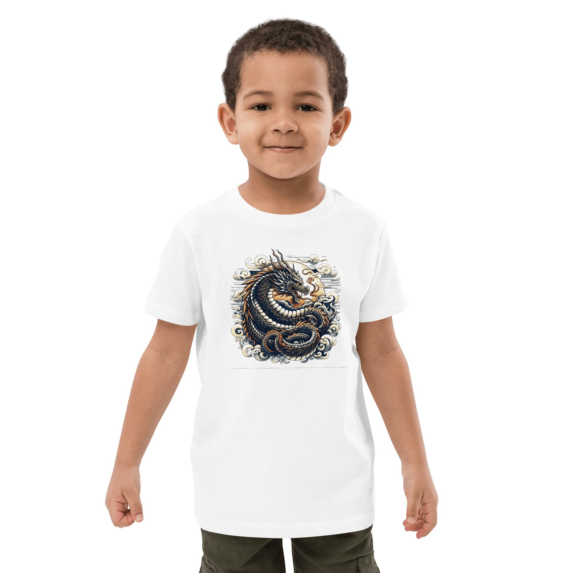 Bio Baumwoll T-Shirt für Kinder "Drache" - Artexio