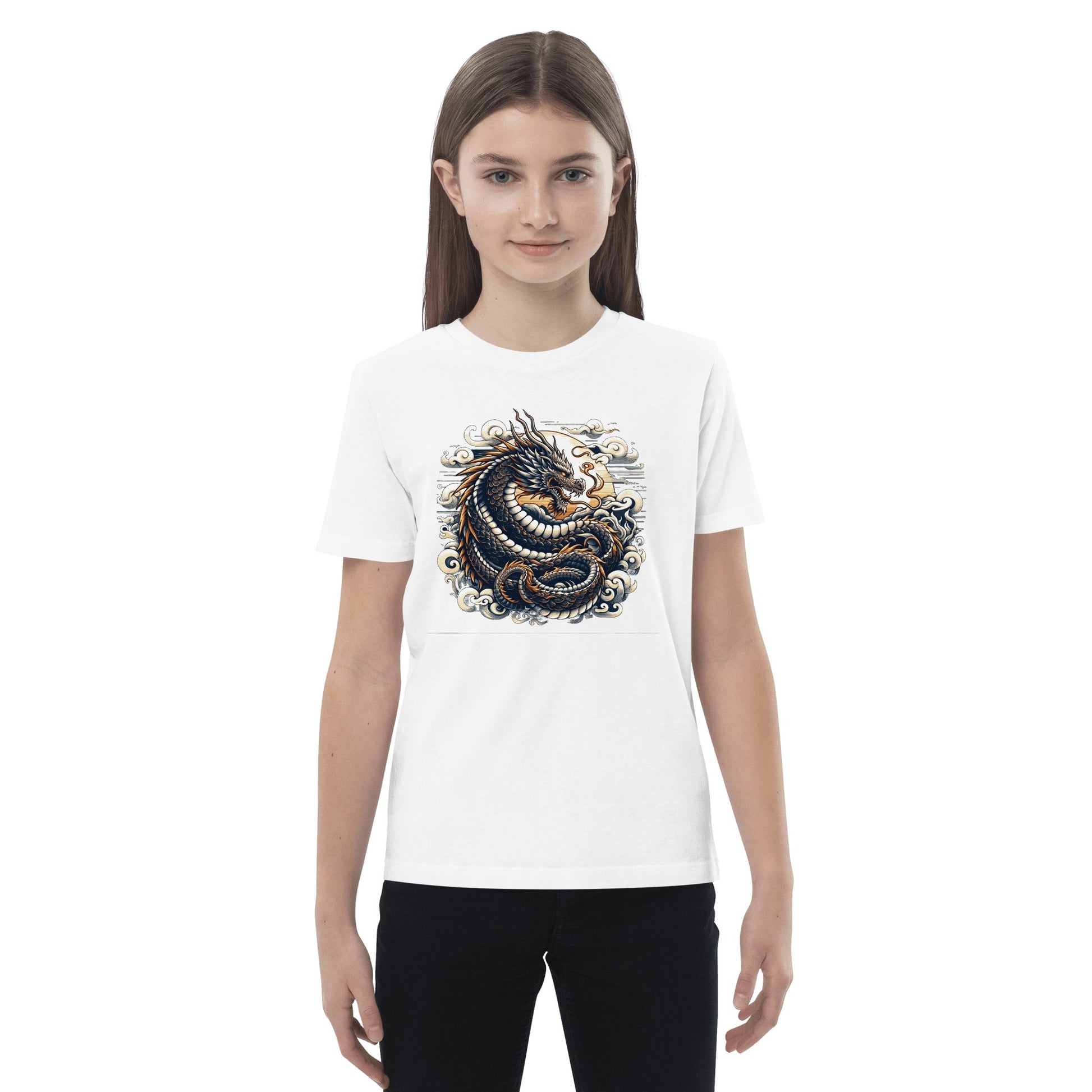 Bio Baumwoll T-Shirt für Kinder "Drache" - Artexio