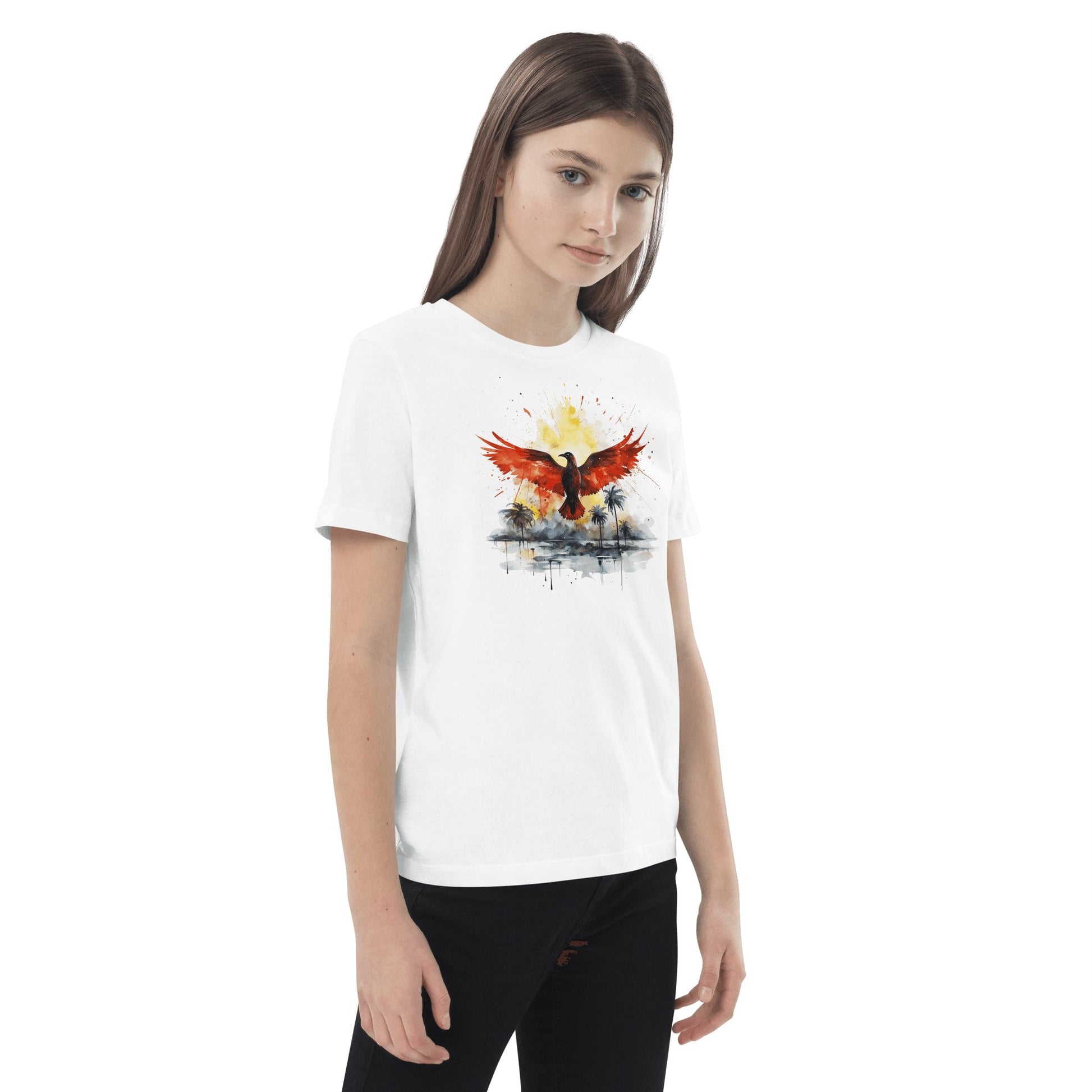 Bio Baumwoll T-Shirt für Kinder "Firebird" - Artexio