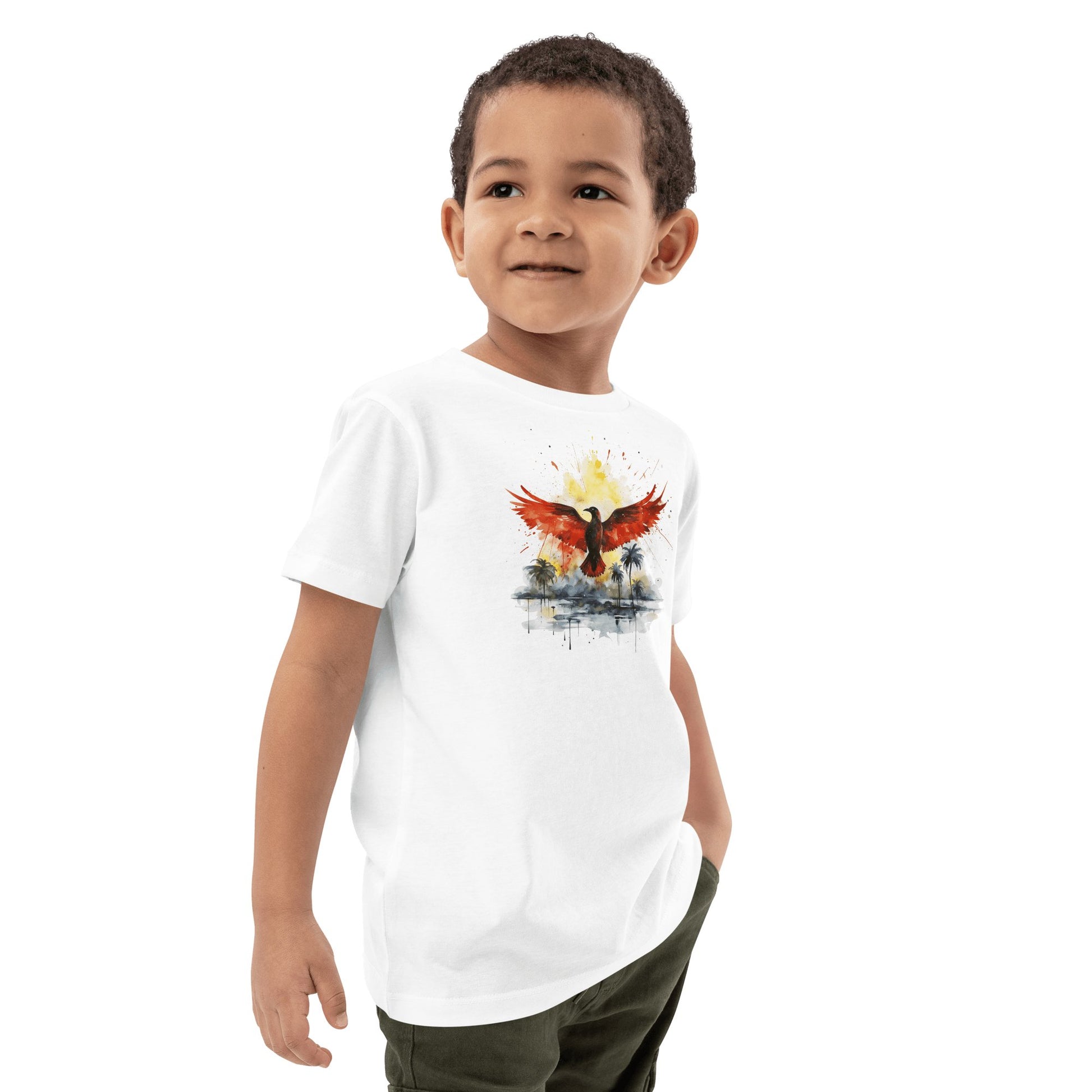 Bio Baumwoll T-Shirt für Kinder "Firebird" - Artexio