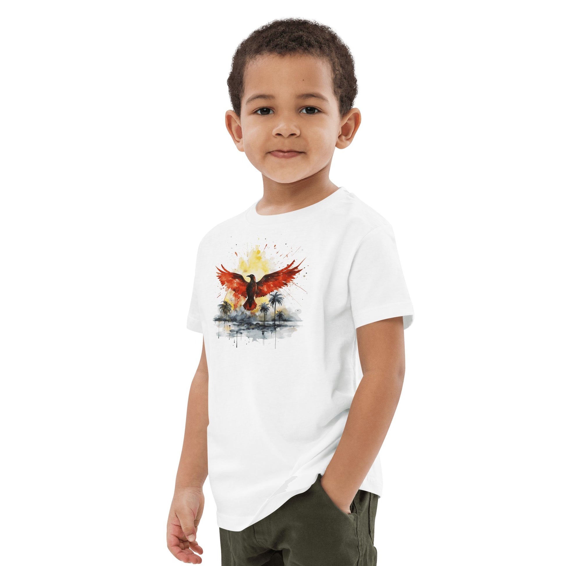 Bio Baumwoll T-Shirt für Kinder "Firebird" - Artexio