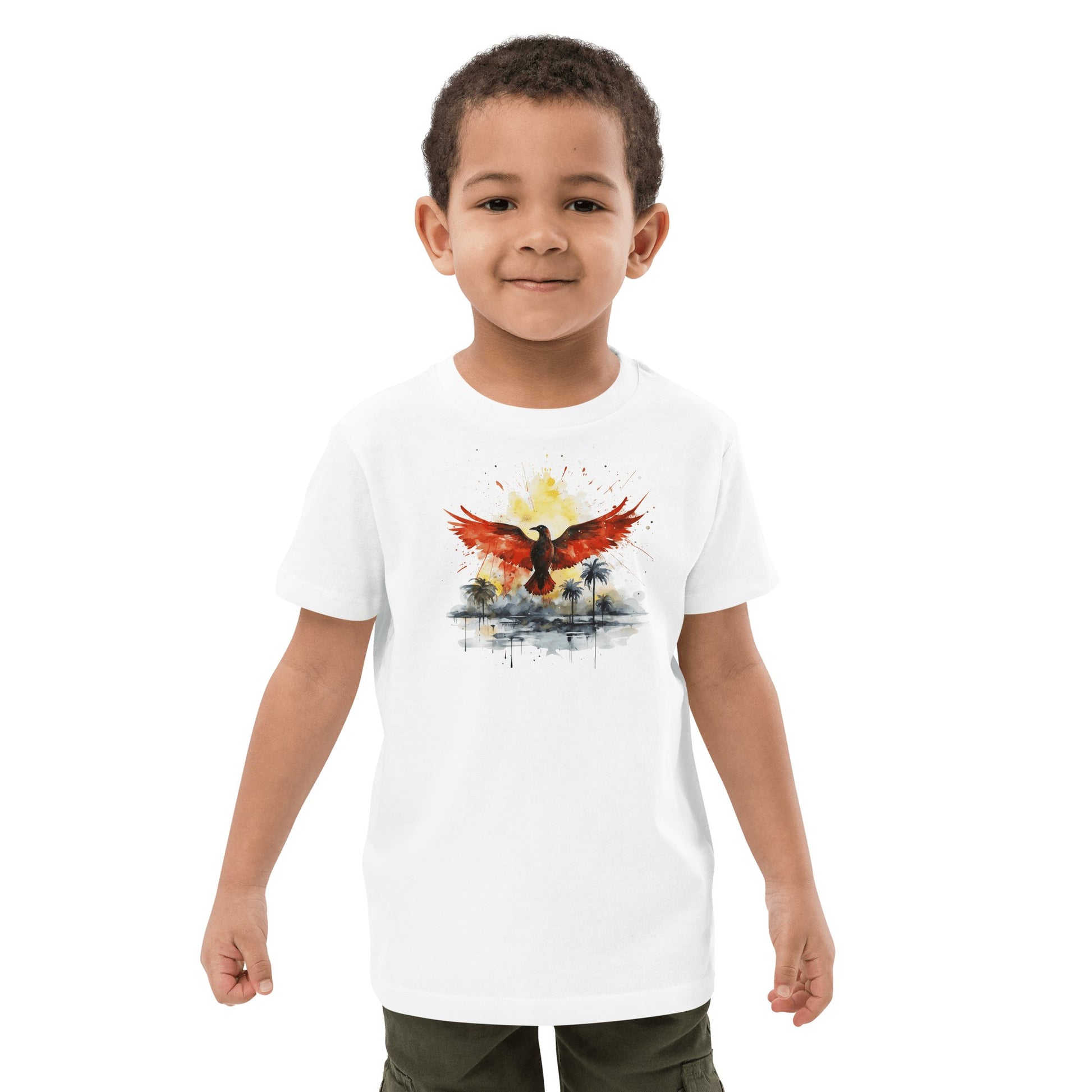 Bio Baumwoll T-Shirt für Kinder "Firebird" - Artexio