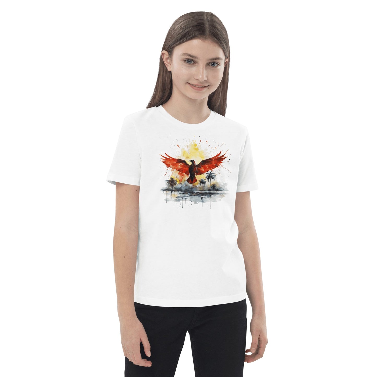 Bio Baumwoll T-Shirt für Kinder "Firebird" - Artexio