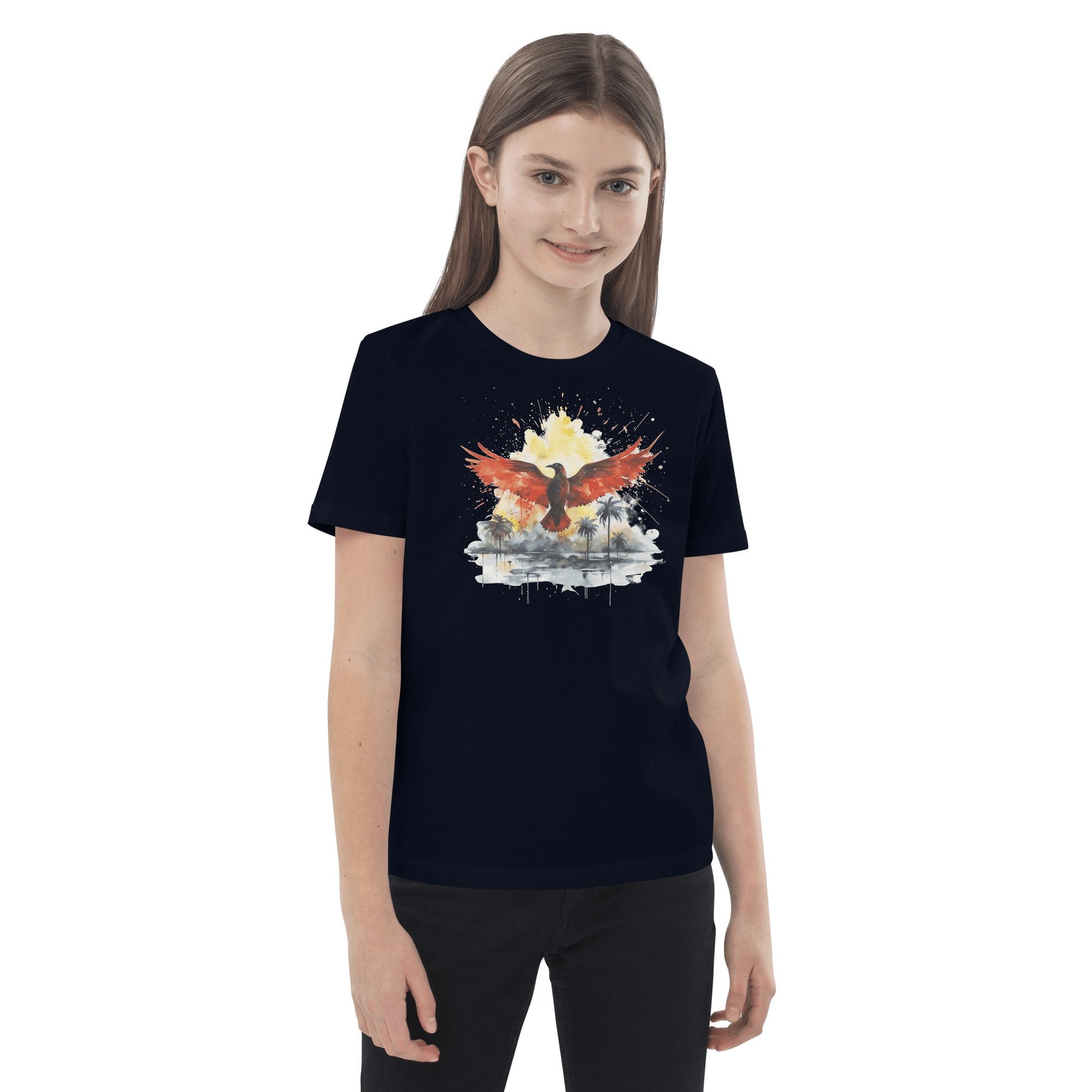 Bio Baumwoll T-Shirt für Kinder "Firebird" - Artexio