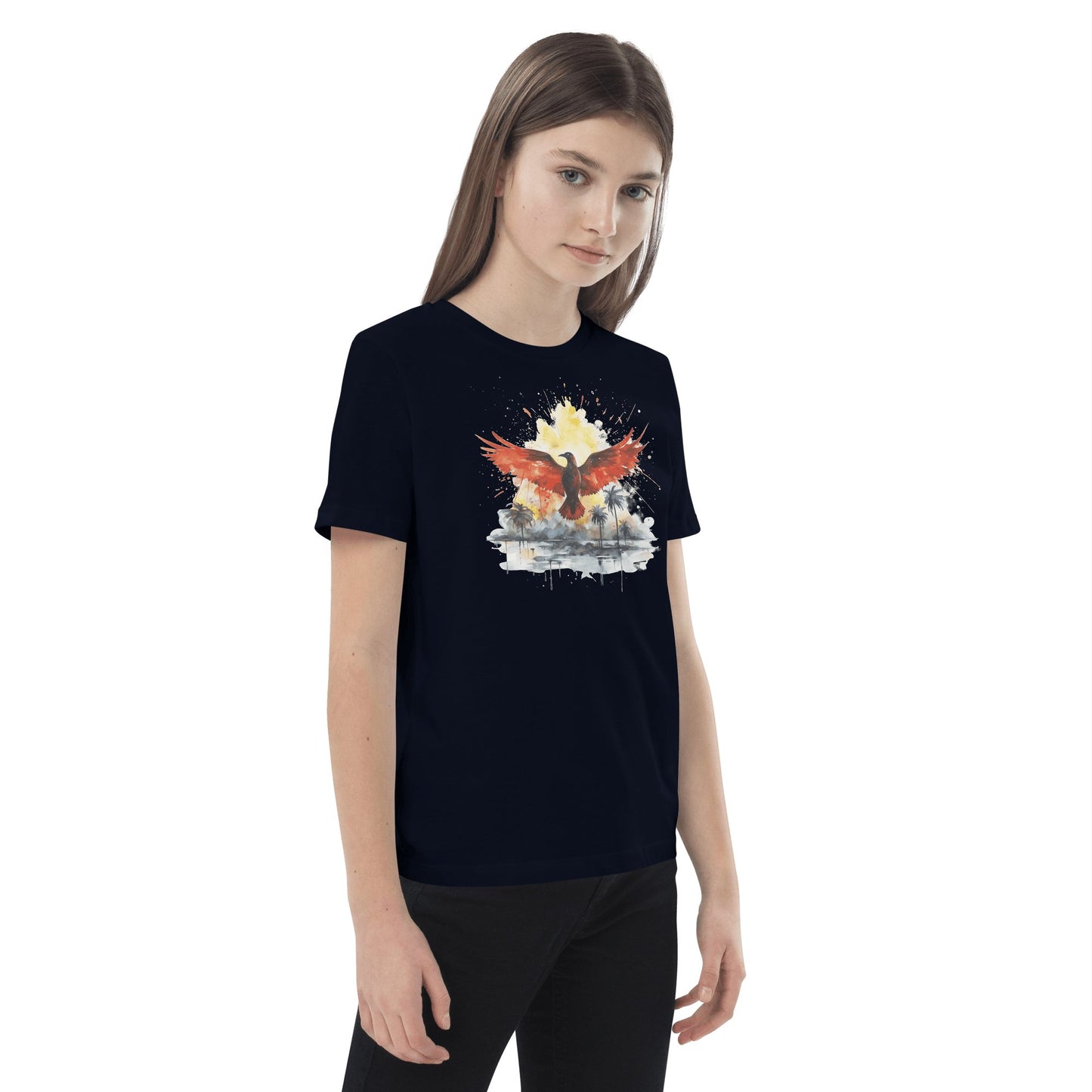 Bio Baumwoll T-Shirt für Kinder "Firebird" - Artexio