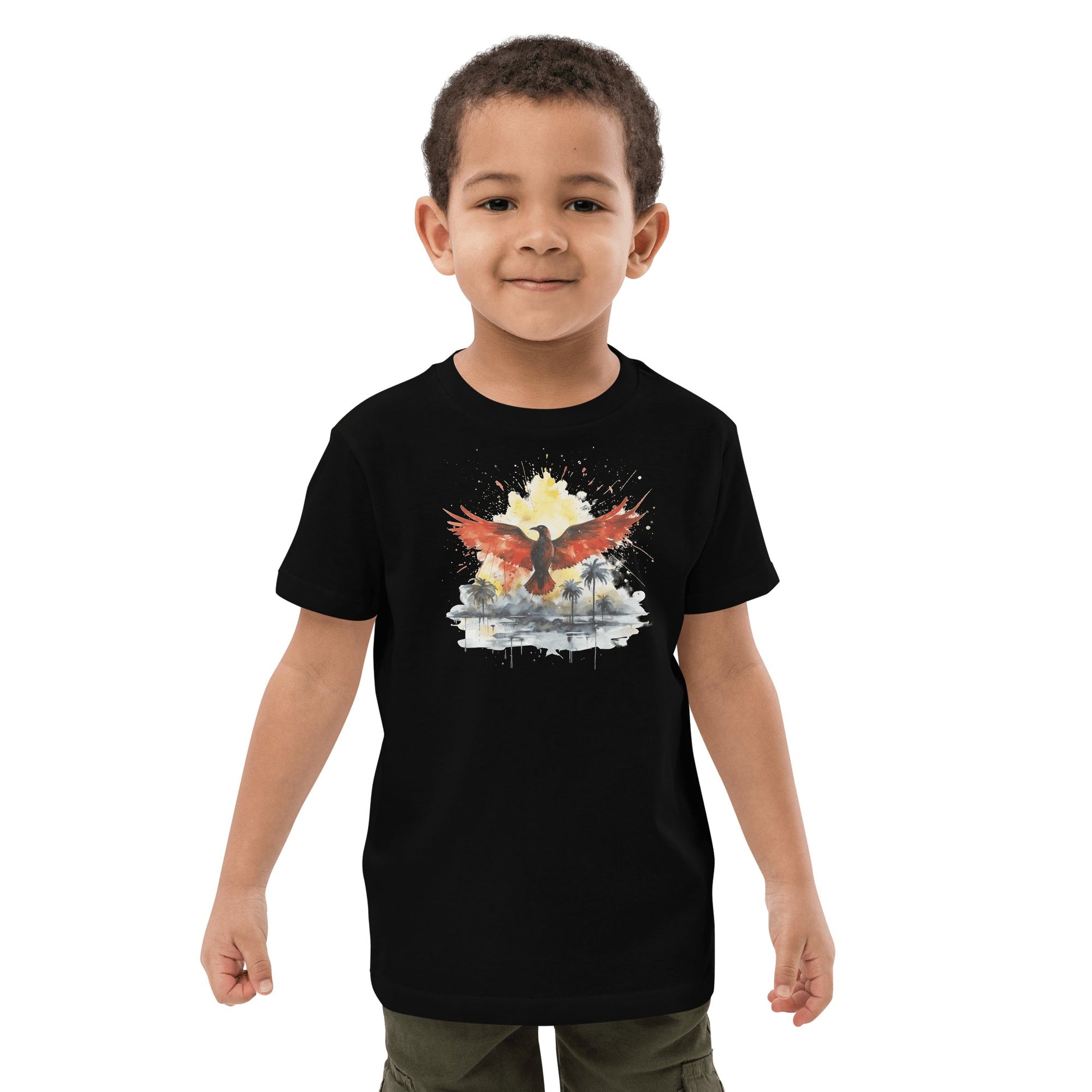 Bio Baumwoll T-Shirt für Kinder "Firebird" - Artexio