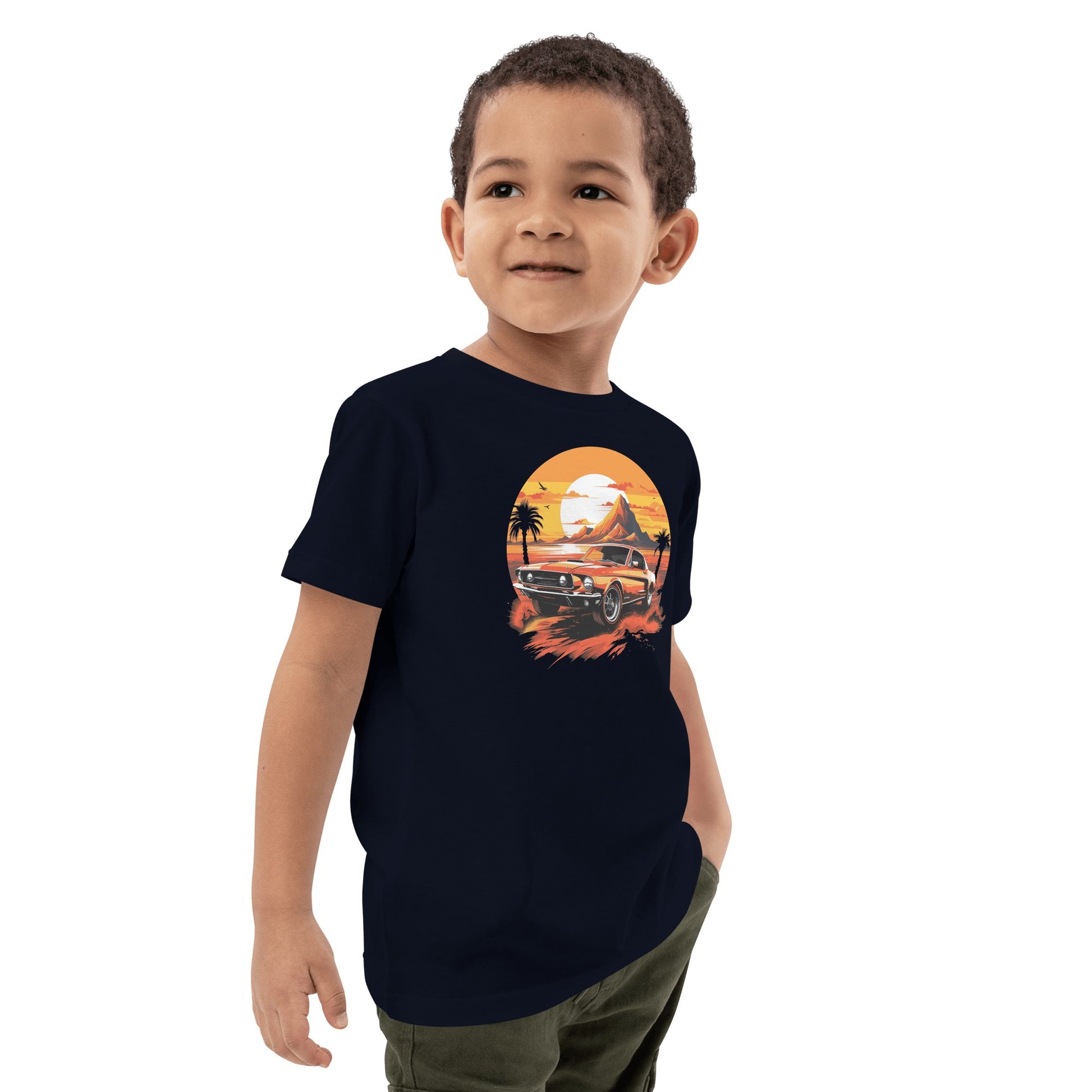 Bio Baumwoll T-Shirt für Kinder "Ford Mustang" - Artexio