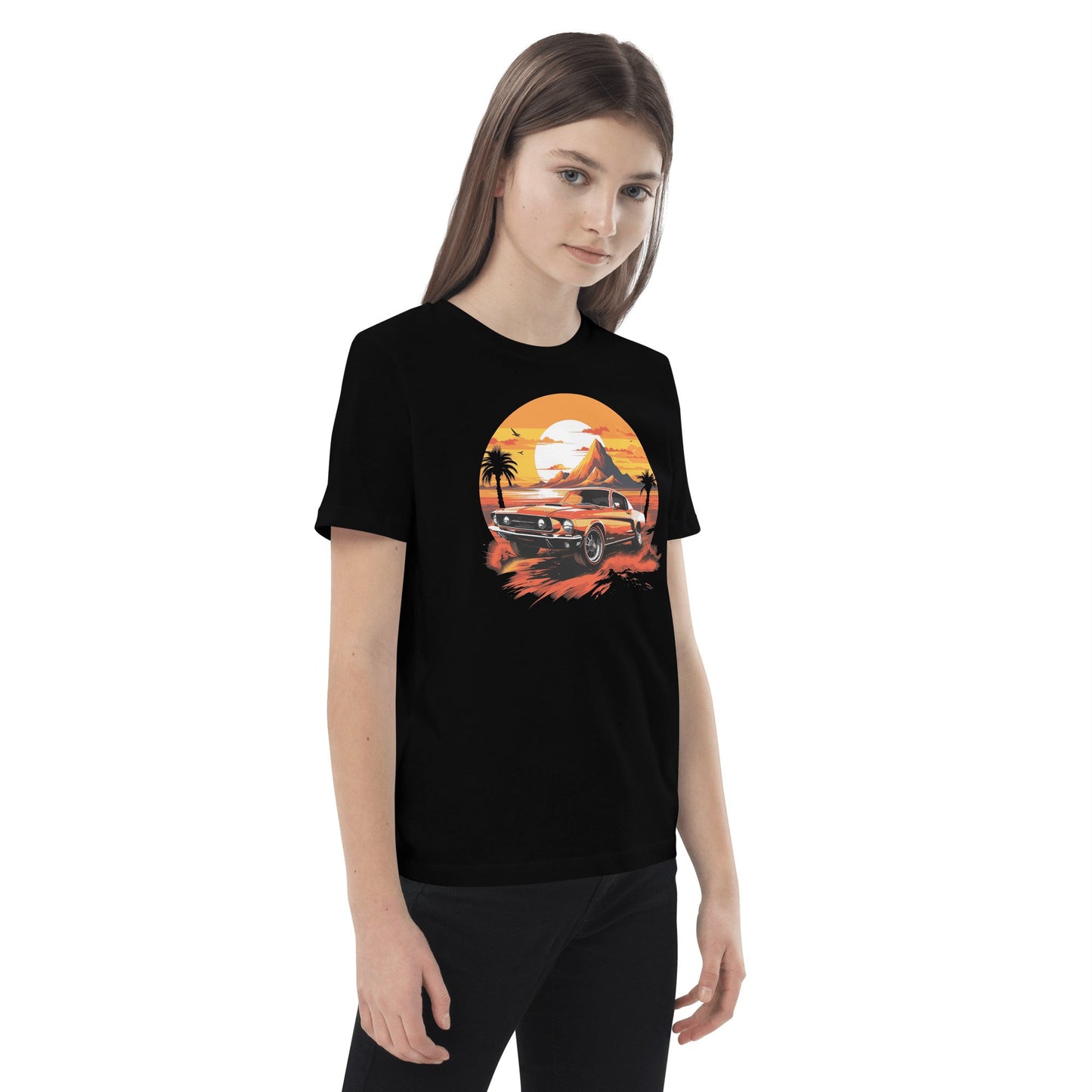 Bio Baumwoll T-Shirt für Kinder "Ford Mustang" - Artexio