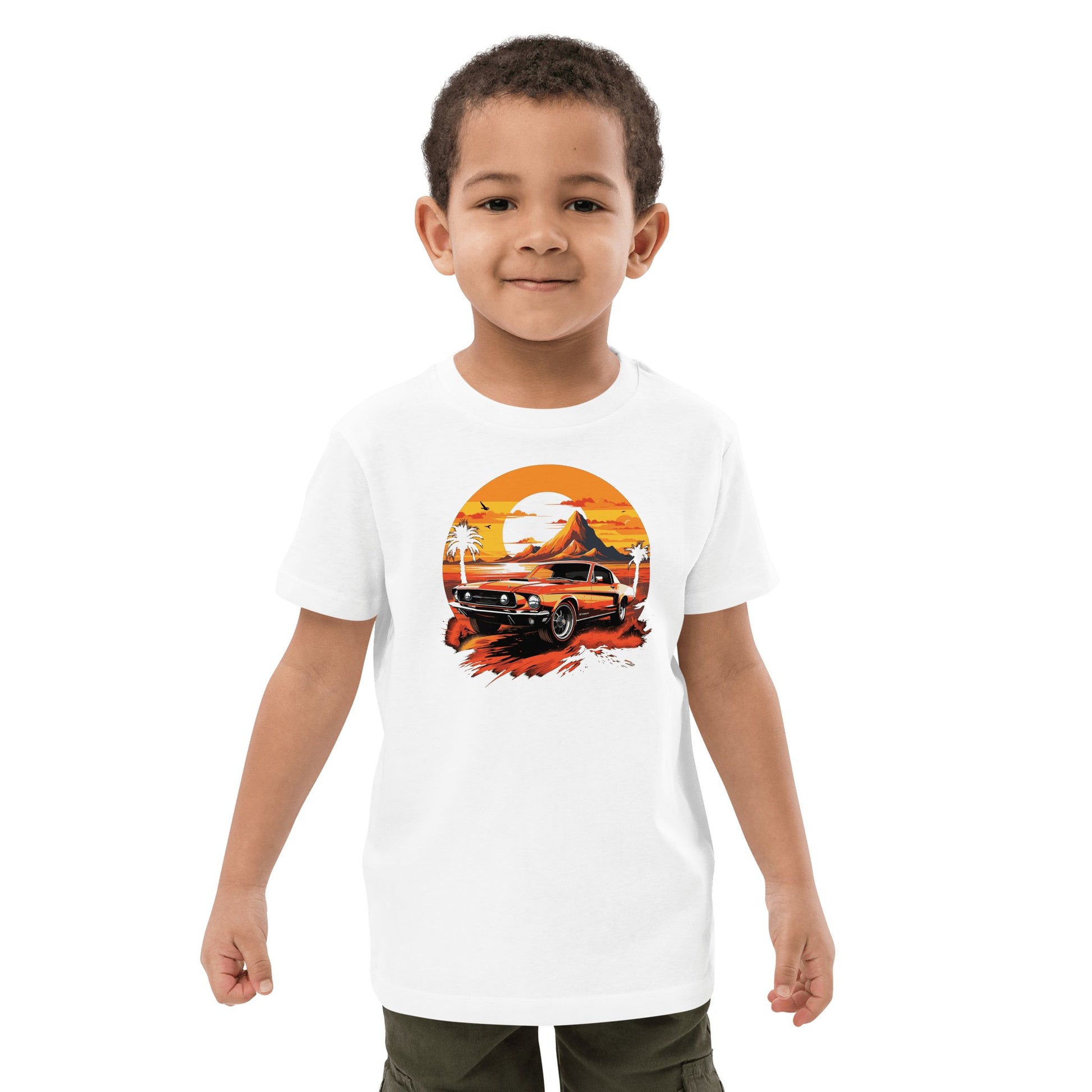 Bio Baumwoll T-Shirt für Kinder "Ford Mustang" - Artexio