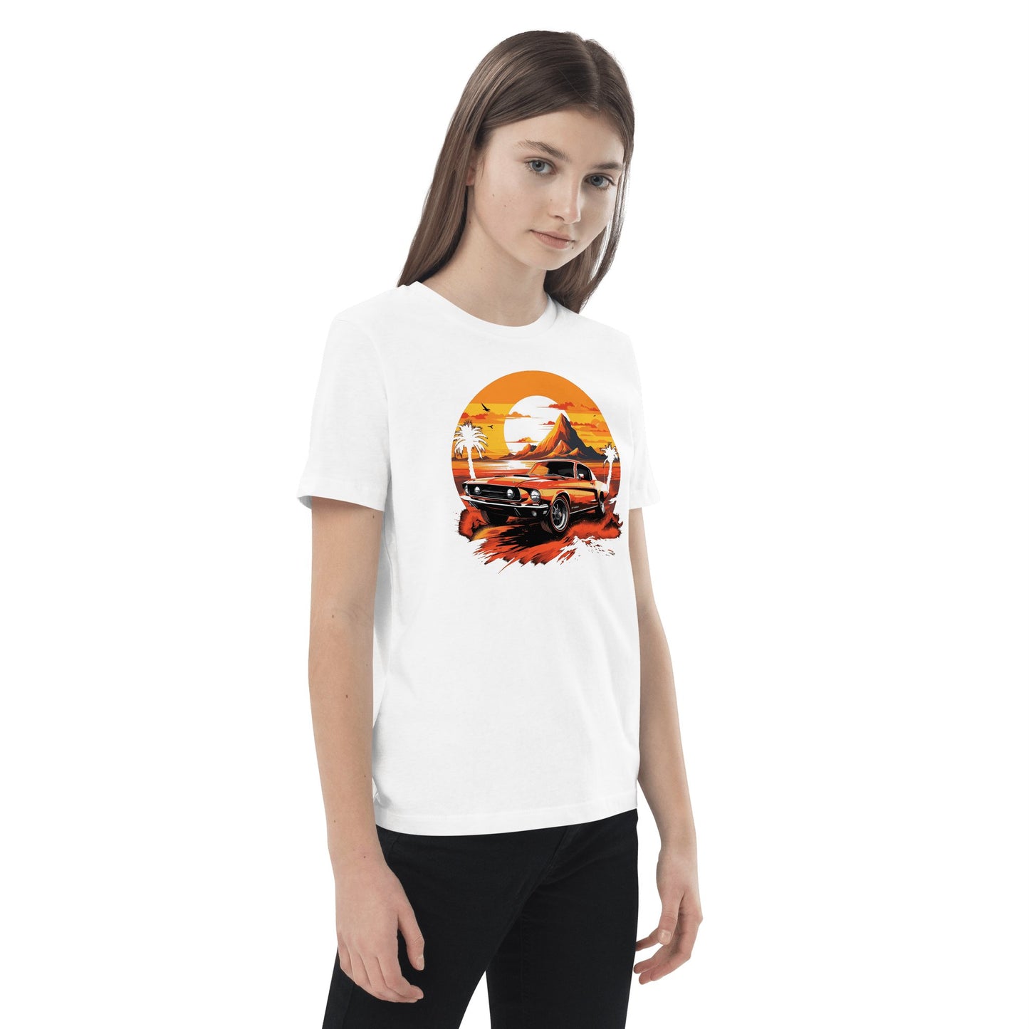 Bio Baumwoll T-Shirt für Kinder "Ford Mustang" - Artexio