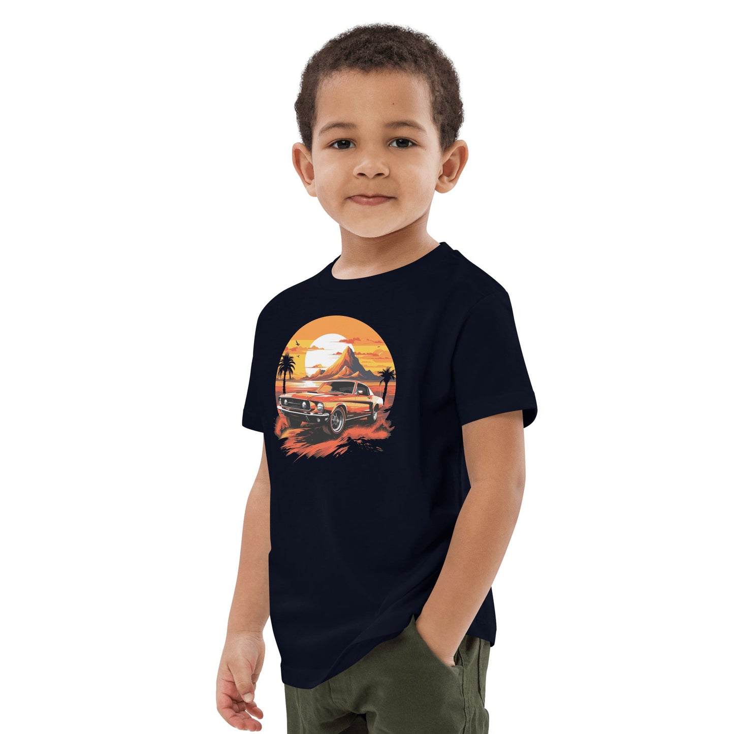 Bio Baumwoll T-Shirt für Kinder "Ford Mustang" - Artexio