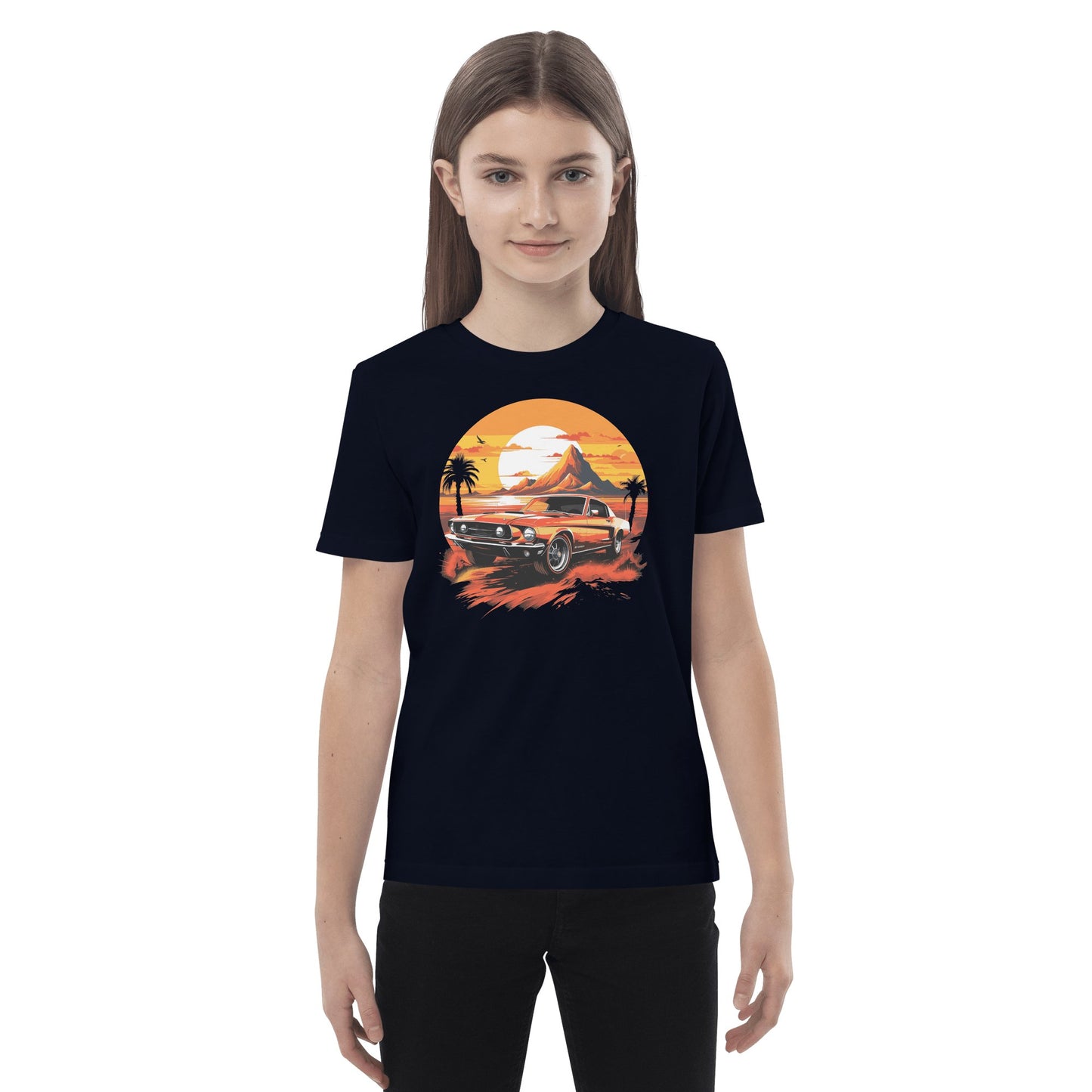 Bio Baumwoll T-Shirt für Kinder "Ford Mustang" - Artexio