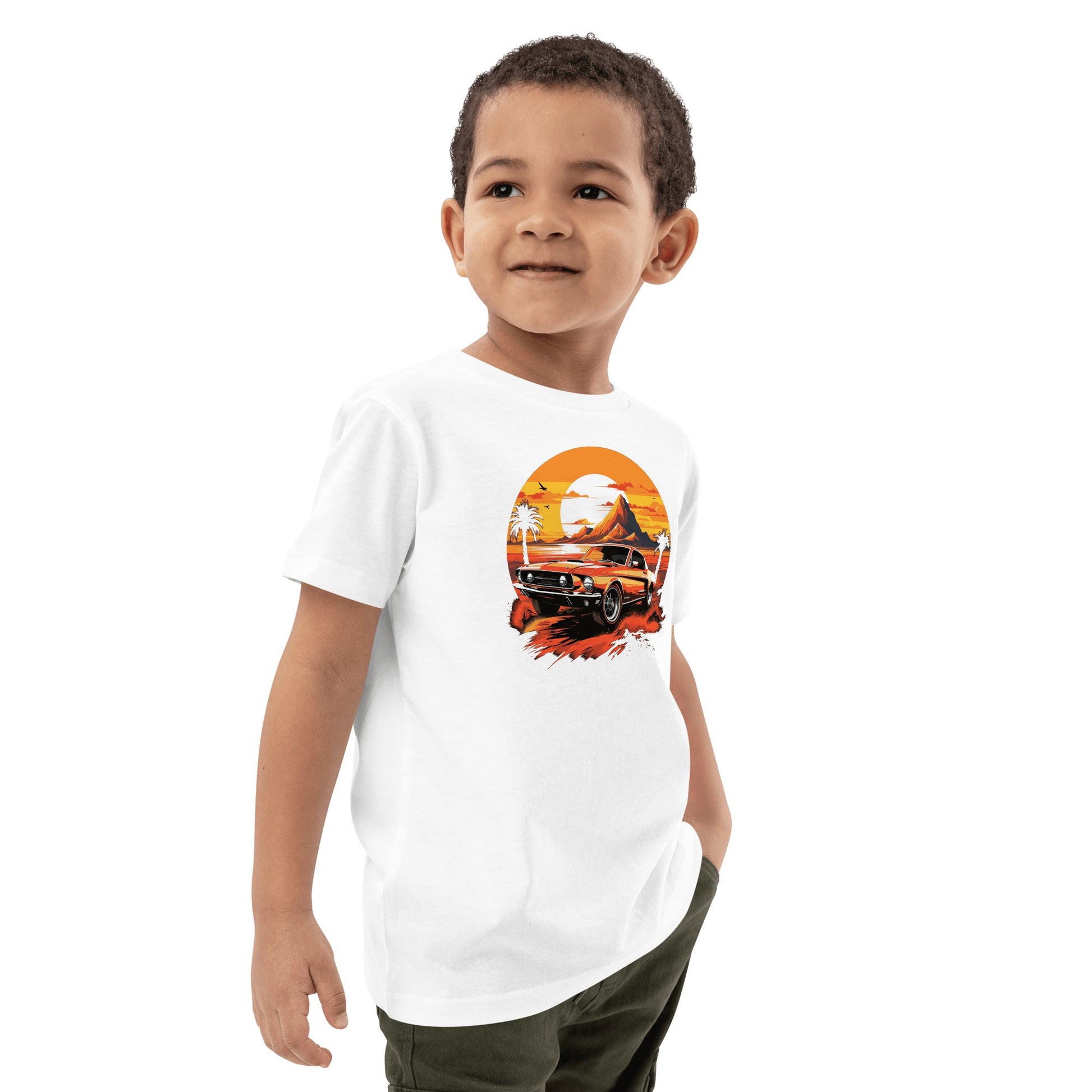 Bio Baumwoll T-Shirt für Kinder "Ford Mustang" - Artexio