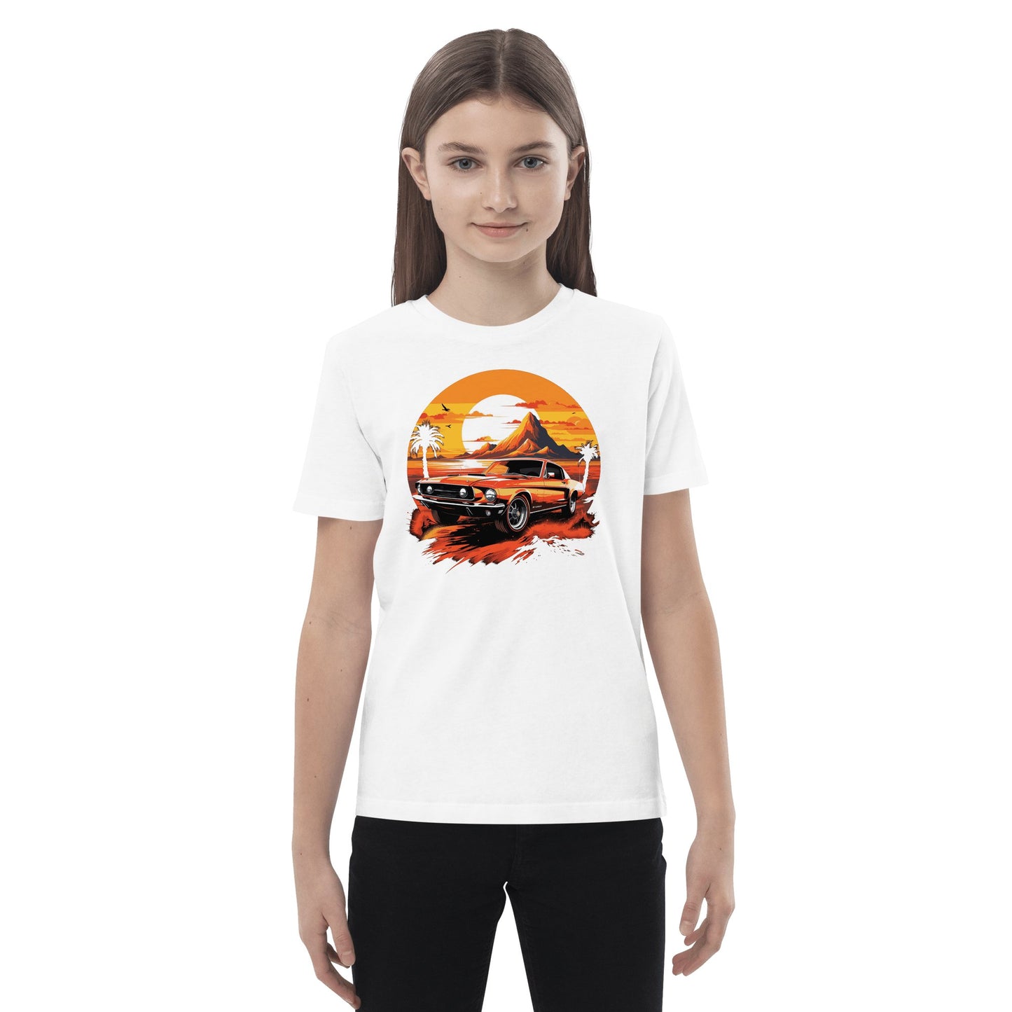 Bio Baumwoll T-Shirt für Kinder "Ford Mustang" - Artexio