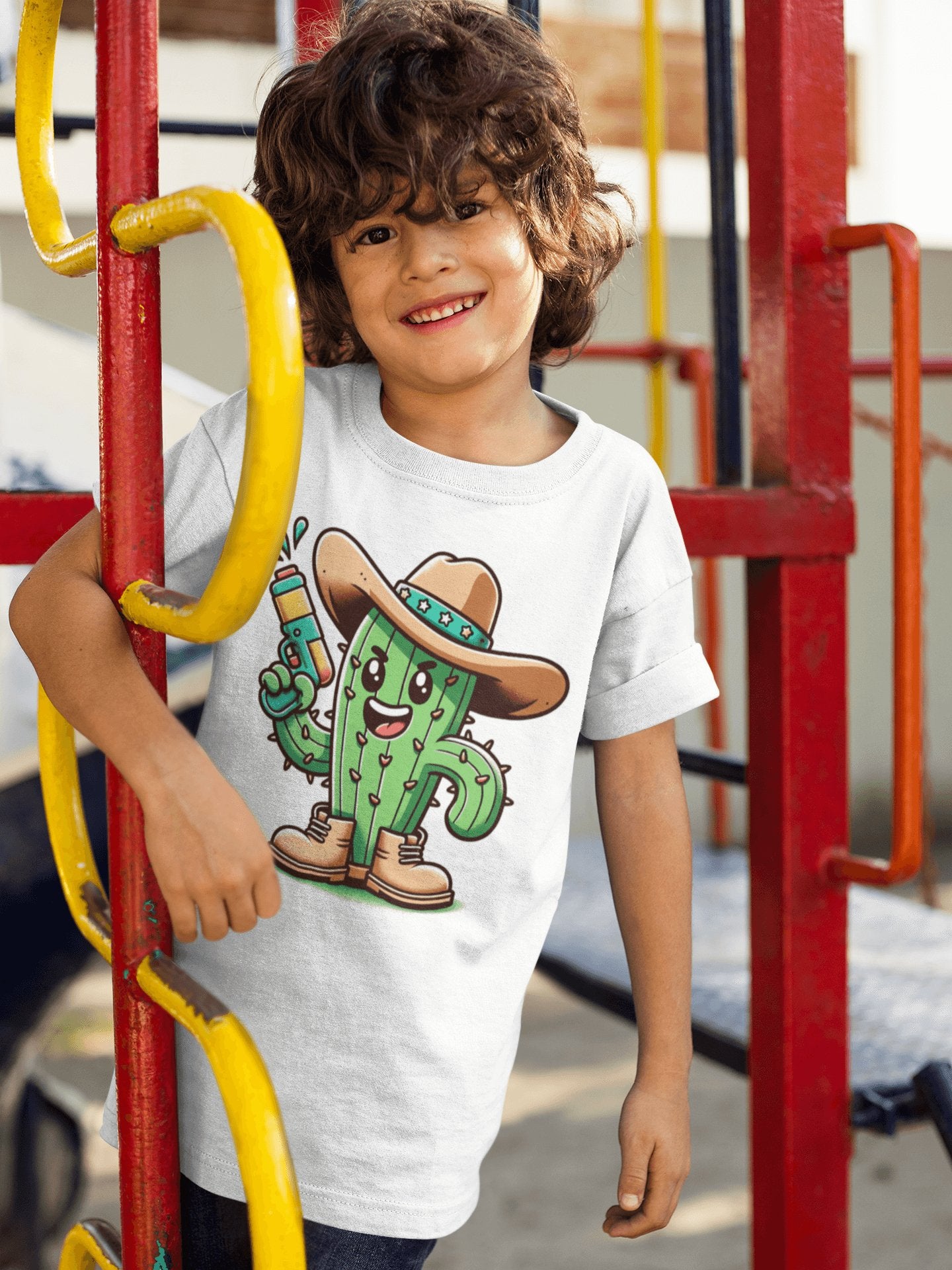 Bio Baumwoll T-Shirt für Kinder "Kaktus" - Artexio