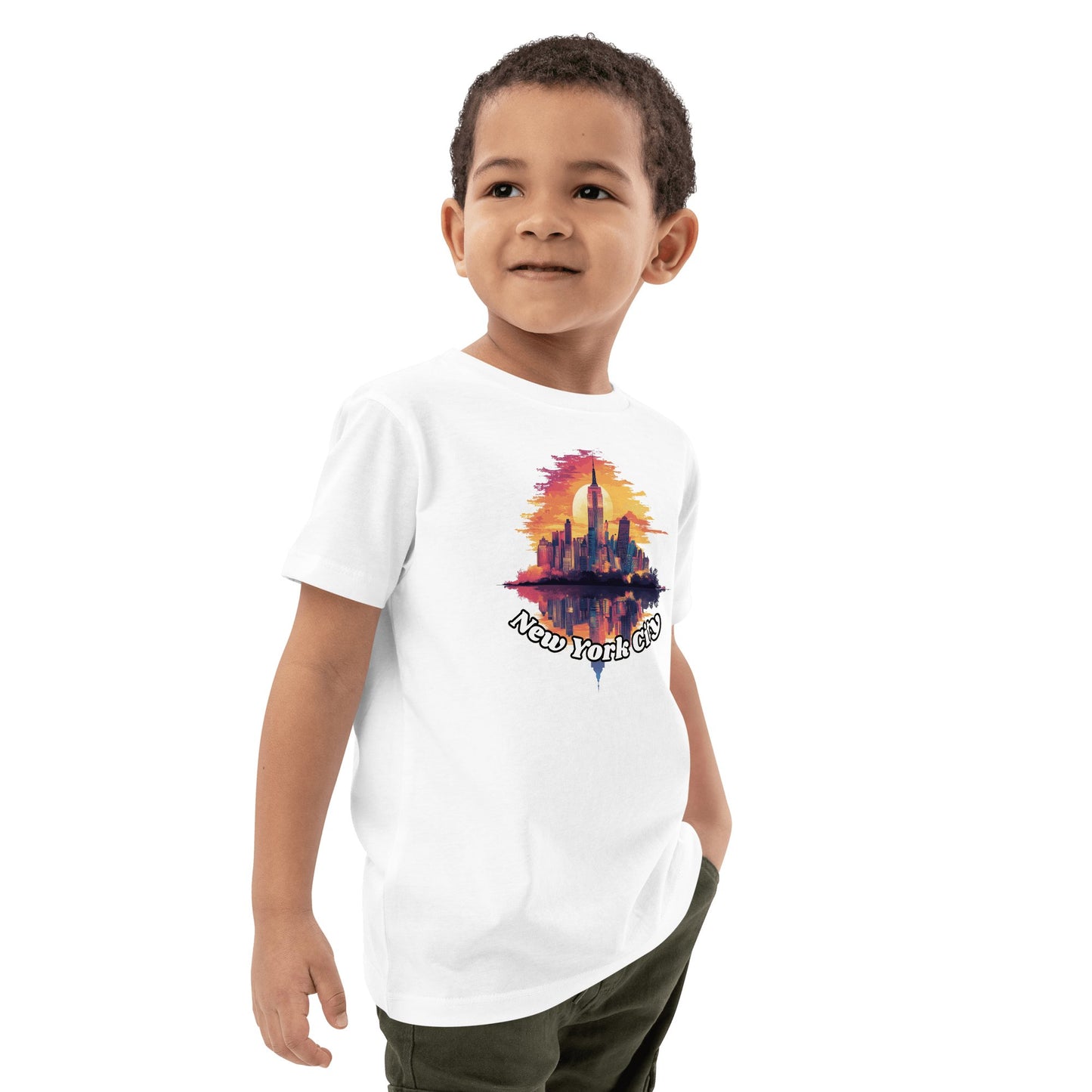 Bio Baumwoll T-Shirt für Kinder "New York City" - Artexio