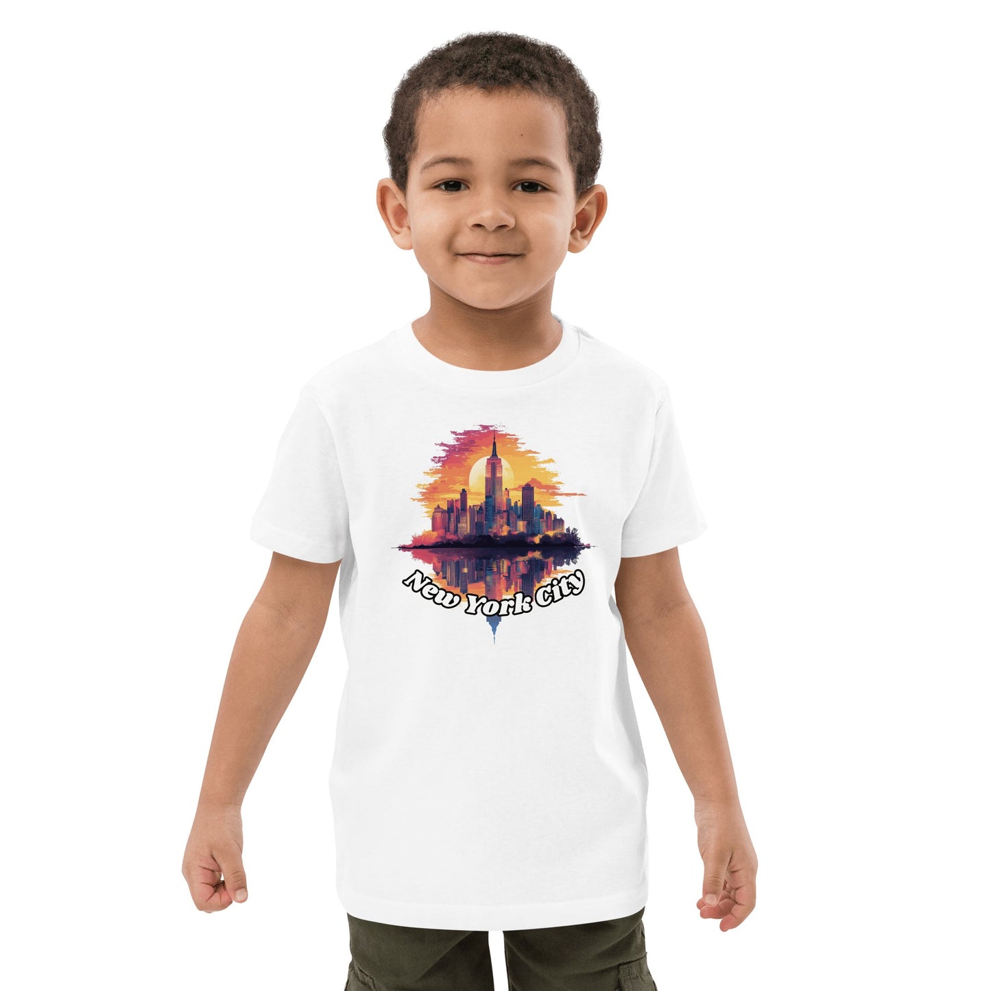 Bio Baumwoll T-Shirt für Kinder "New York City" - Artexio