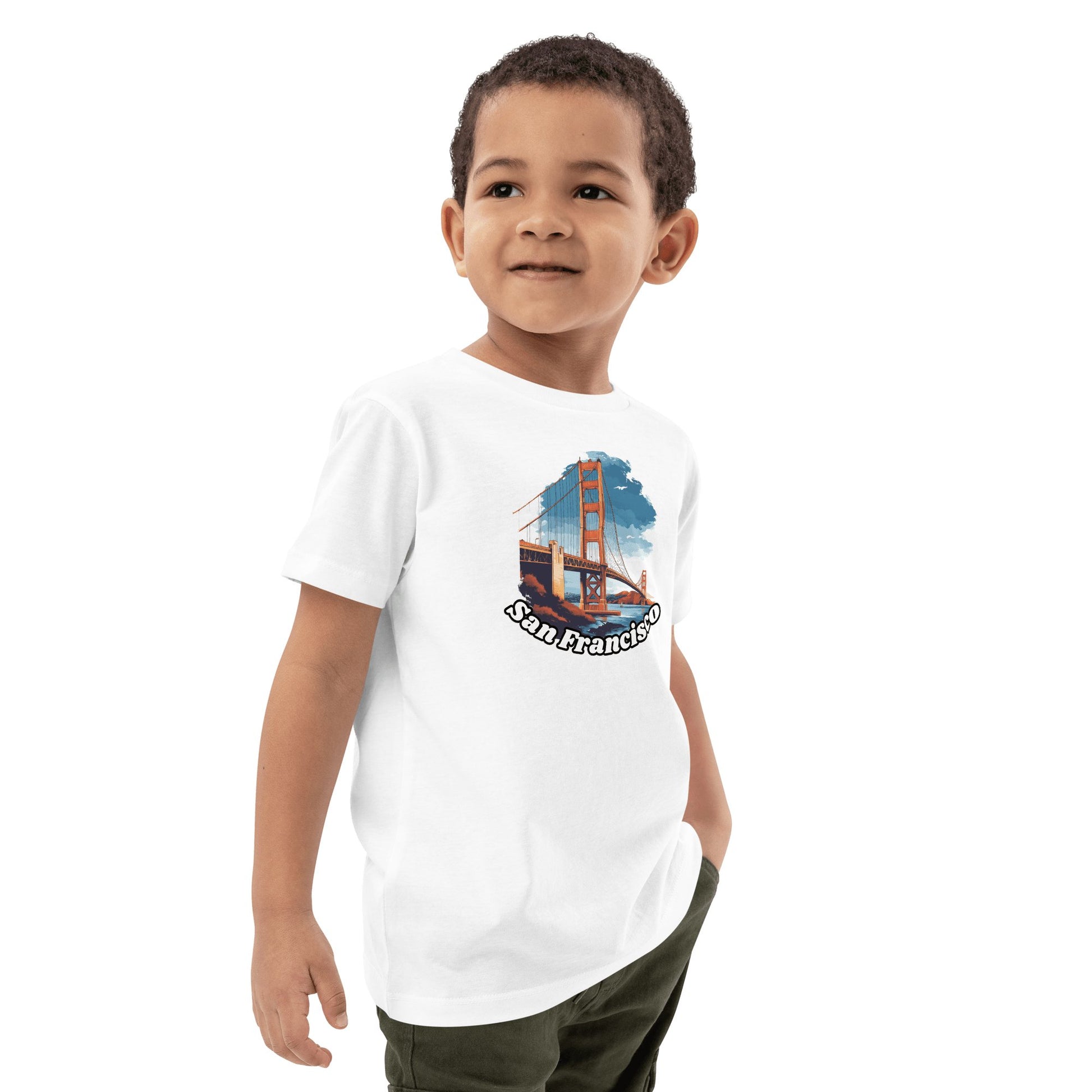 Bio Baumwoll T-Shirt für Kinder "San Francisco" - Artexio