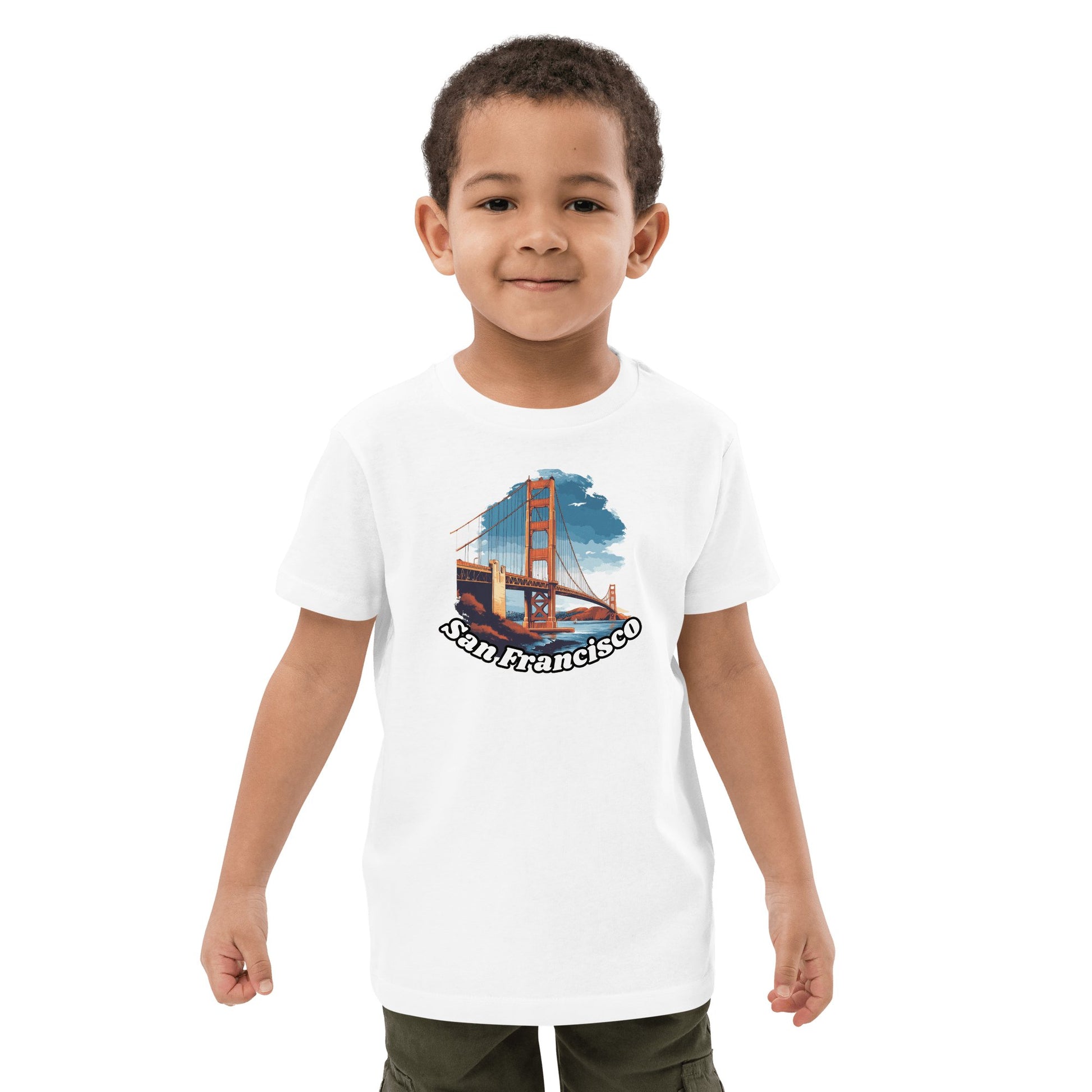 Bio Baumwoll T-Shirt für Kinder "San Francisco" - Artexio