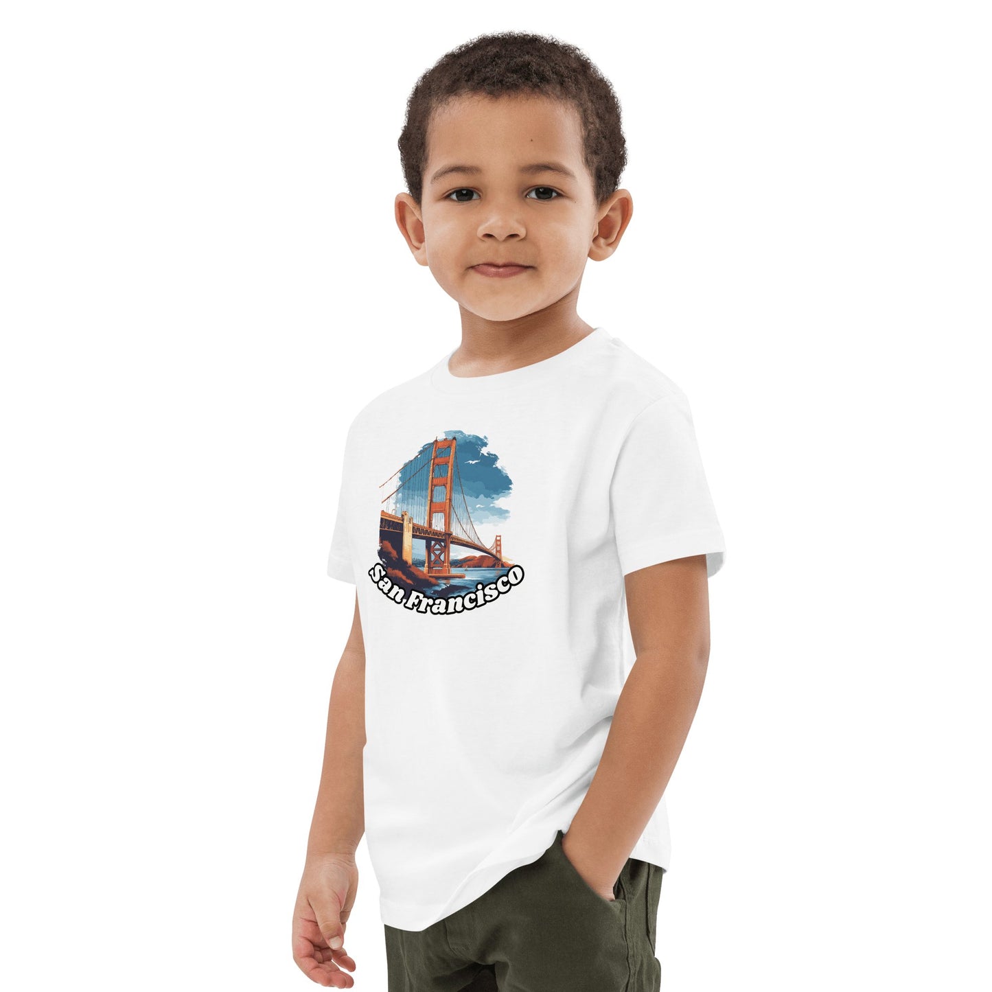 Bio Baumwoll T-Shirt für Kinder "San Francisco" - Artexio