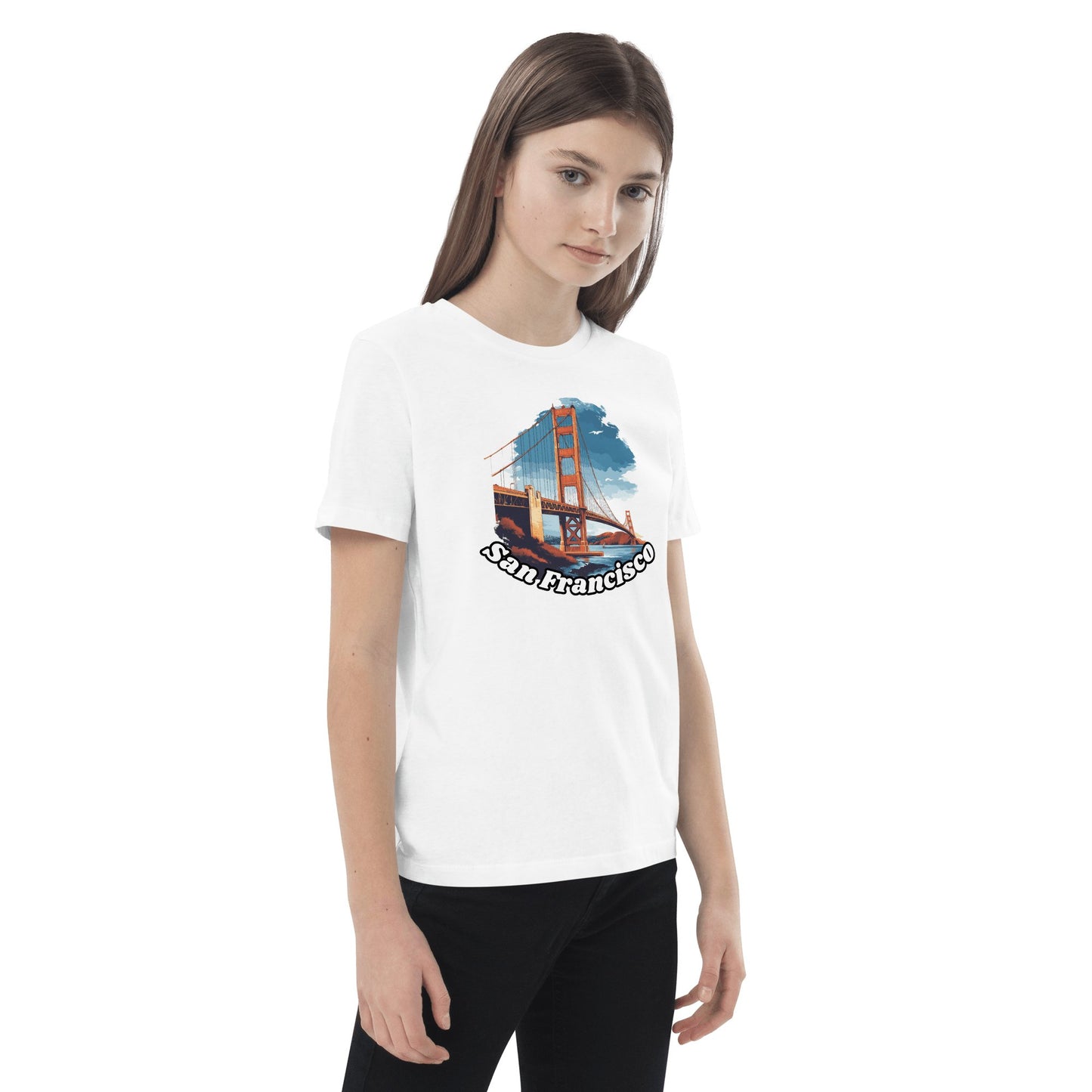 Bio Baumwoll T-Shirt für Kinder "San Francisco" - Artexio