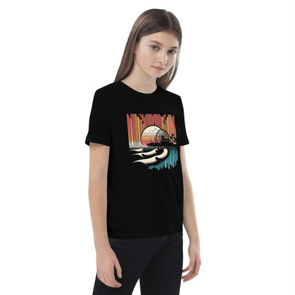 Bio Baumwoll T-Shirt für Kinder "Santa Monica Pier" - Artexio