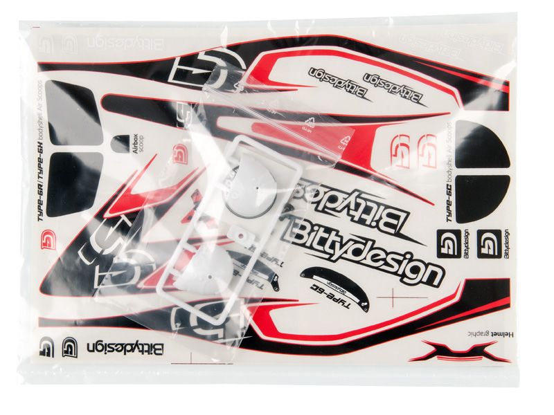 Bittydesign 1:10 Formel 1 Karosserie  TYPE - 6R