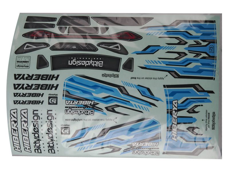 Bittydesign 1:10 Touring 190mm Hiberya FWD Lexankarosserie  Light