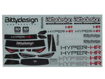 Bittydesign 1:10 Touring 190mm HYPER-HR Lexan body # Light