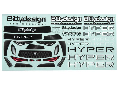 Bittydesign 1:10 Touring 190mm HYPER Lexankarosserie  Light