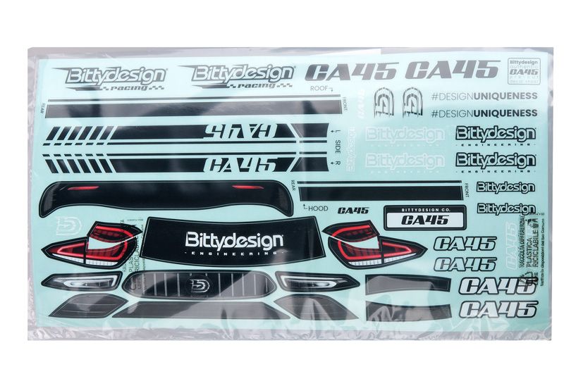 Bittydesign 1:10 Touring Mercedes Benz 190mm CA45 FWD Lexankarosserie # Light